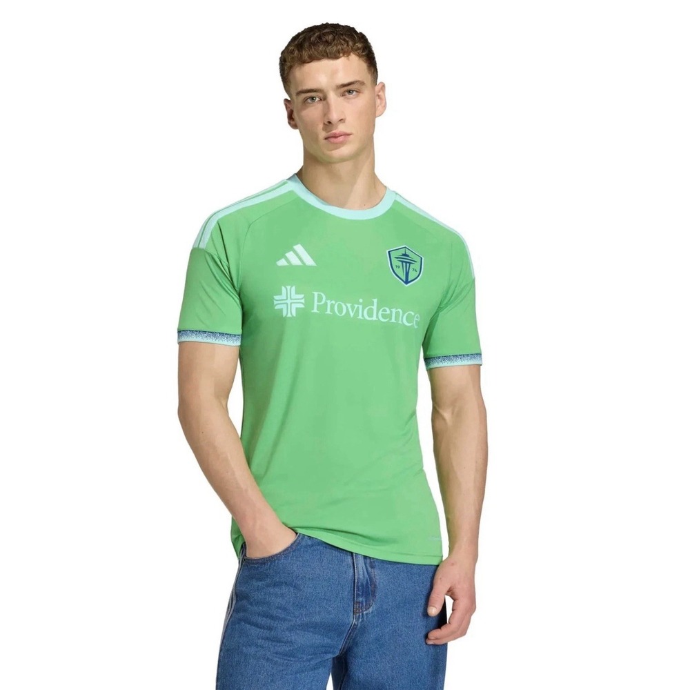 adidas 2026-27 Seattle Sounders Men's Stadium Home Soccer Jersey Size Small NWT